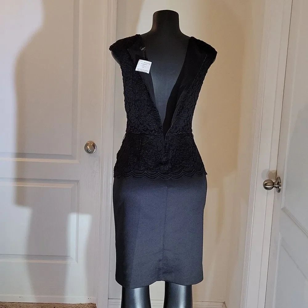 BRAND NEW CONNECTED APPAREL SLEEVELESS LACE TOP DRESS - Picture 11 of 16